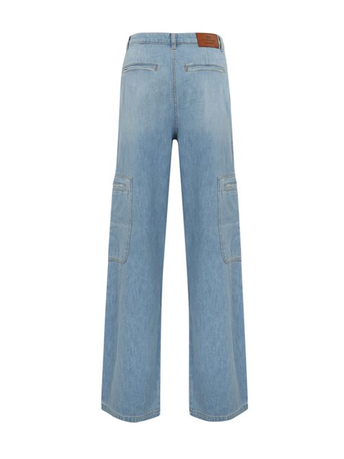 Jeans cargo con dettaglio gioiello Elisabetta Franchi | PJ84D51E2192